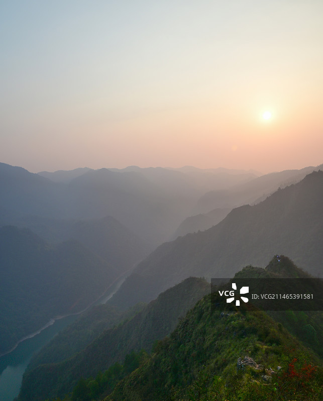 贵阳市白云区云雾山景色图片素材