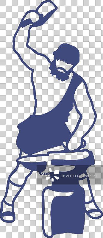 希腊神赫淮斯托斯图片素材