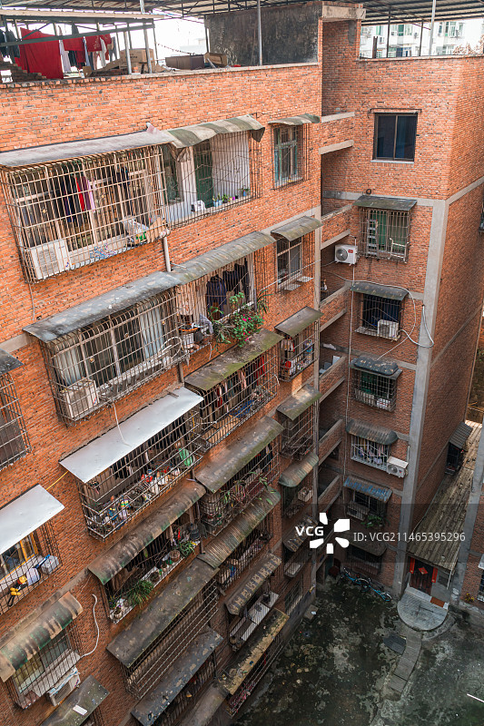 中国四川省威远县城的城市风貌图片素材