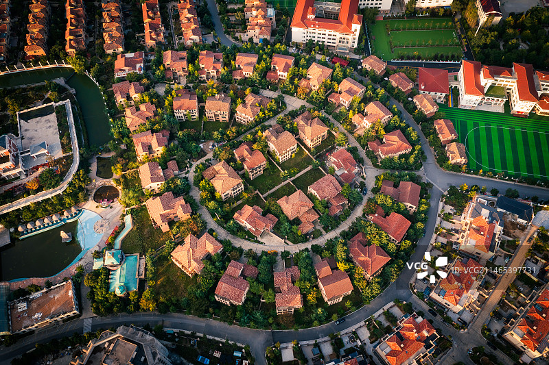 小平岛别墅群图片素材