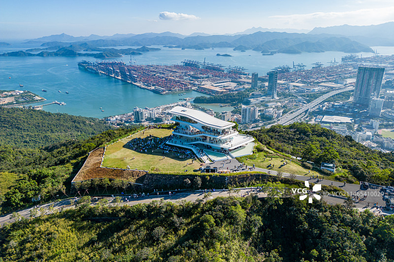 深圳市盐田区三洲塘水库云海公园图片素材