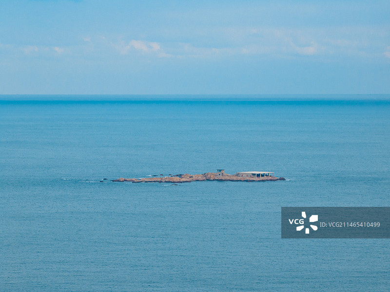 青岛崂山区无人岛图片素材