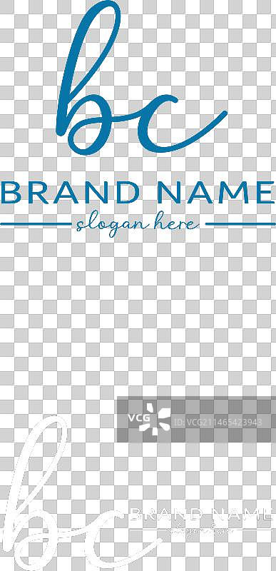 BC字母手写签名标志BC标志图标图片素材