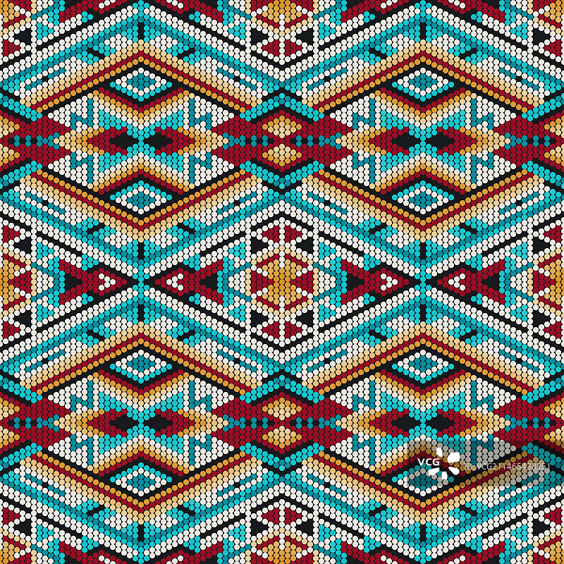 美国西南部无缝图案图片素材