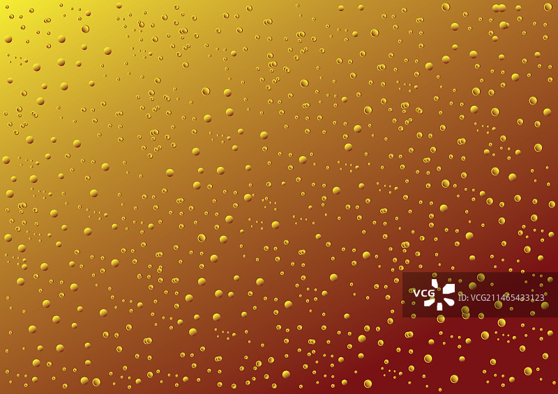金色气泡背景饮料图案图片素材