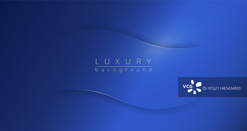 抽象奢华金蓝模板设计图片素材