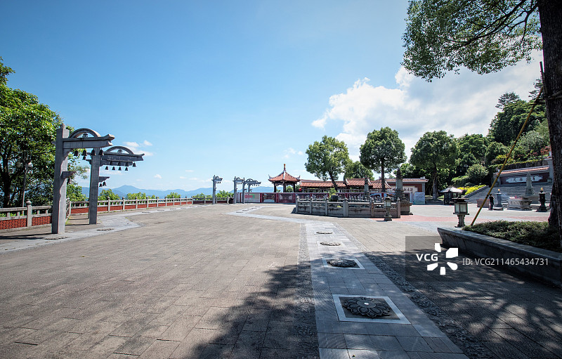 省级文保单位、国家4A级旅游景区泉州安溪蓬莱清水岩图片素材