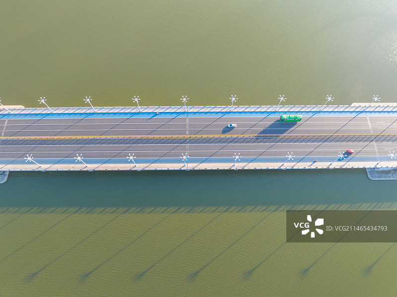 航拍东营广饶孙武湖图片素材