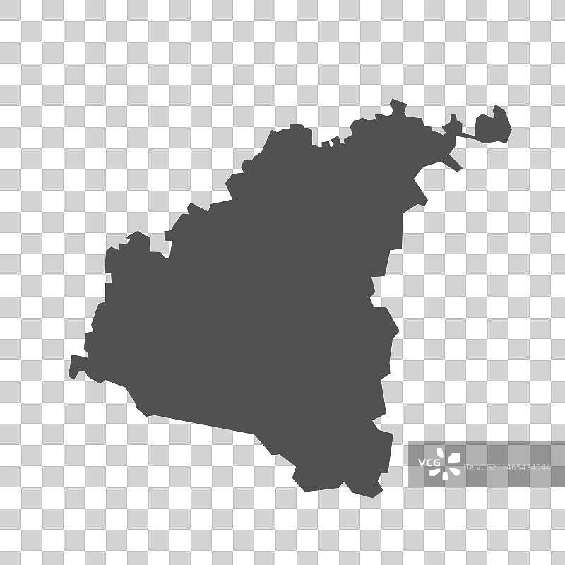 查特拉帕蒂·桑巴吉·纳加尔地区地图图标图片素材