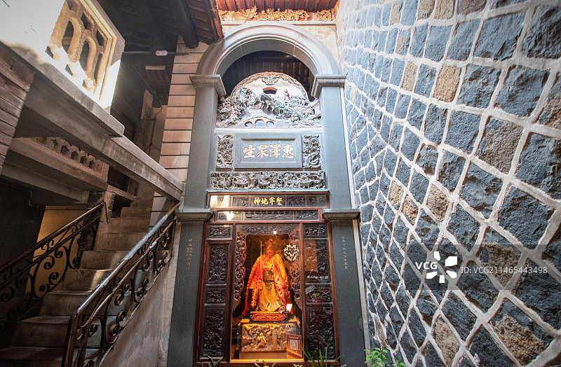 省级文保单位、国家4A级旅游景区泉州安溪蓬莱清水岩图片素材