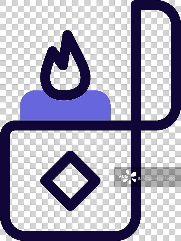 Zippo可重复使用的金属打火机图片素材