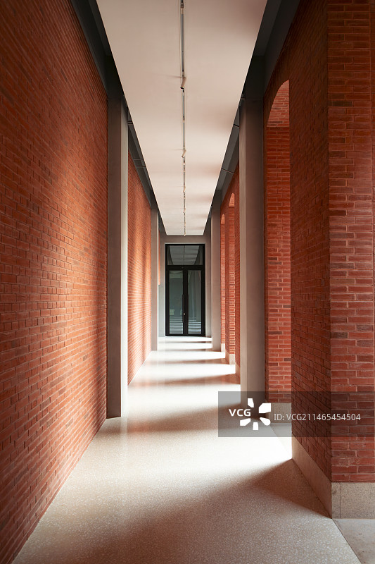 上海洛克外滩源_老建筑_内部走廊图片素材