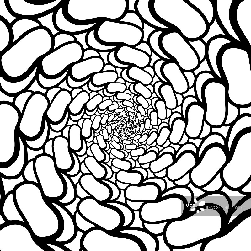 图形螺旋抽象图案图片素材