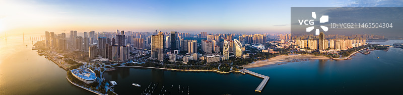 湛江广州湾的早晨图片素材