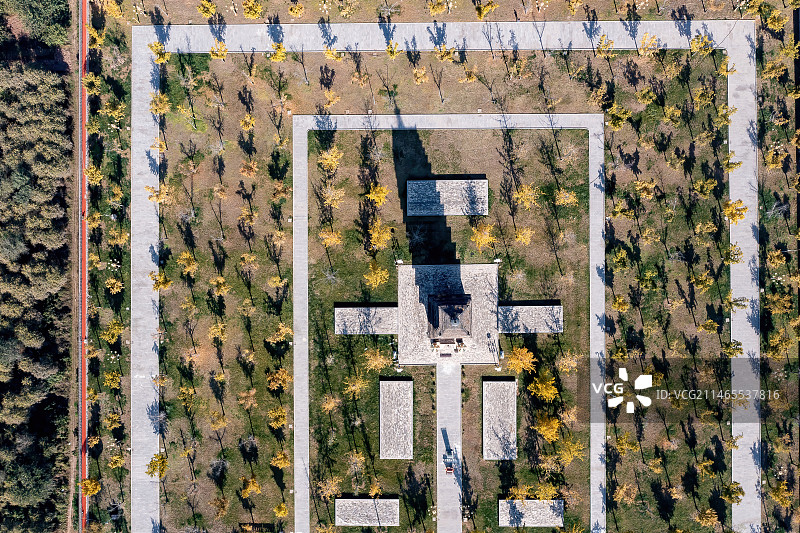 古塔秋韵 河南焦作妙乐寺古塔 全国重点文物保护单位图片素材