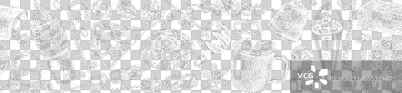 圣诞美食背景圣诞市场设计图片素材