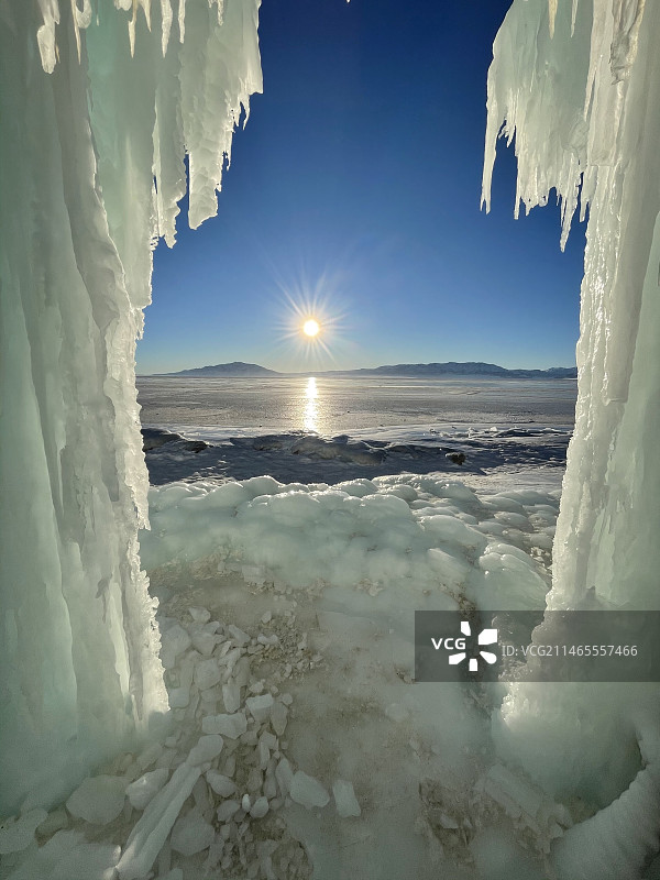美丽的冬季新疆，在喀纳斯，在禾木，在赛里木。图片素材