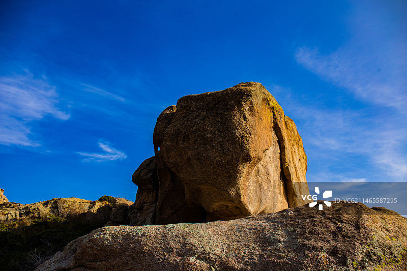 新疆博州怪石峪花岗斑岩怪石群落图片素材