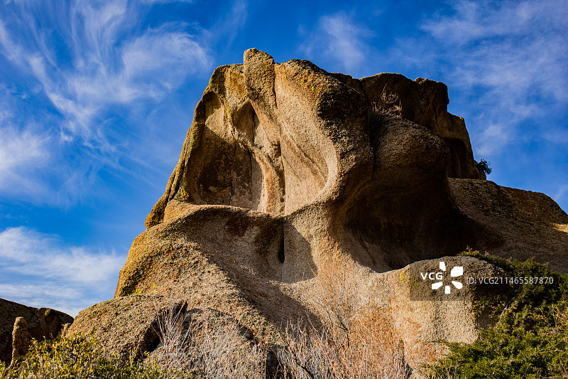 新疆博州怪石峪花岗斑岩怪石群落图片素材