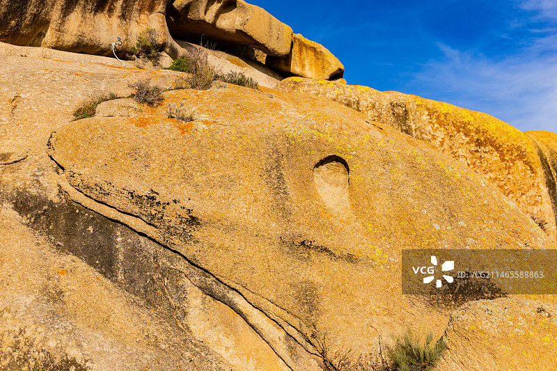 新疆博州怪石峪花岗斑岩怪石群落图片素材
