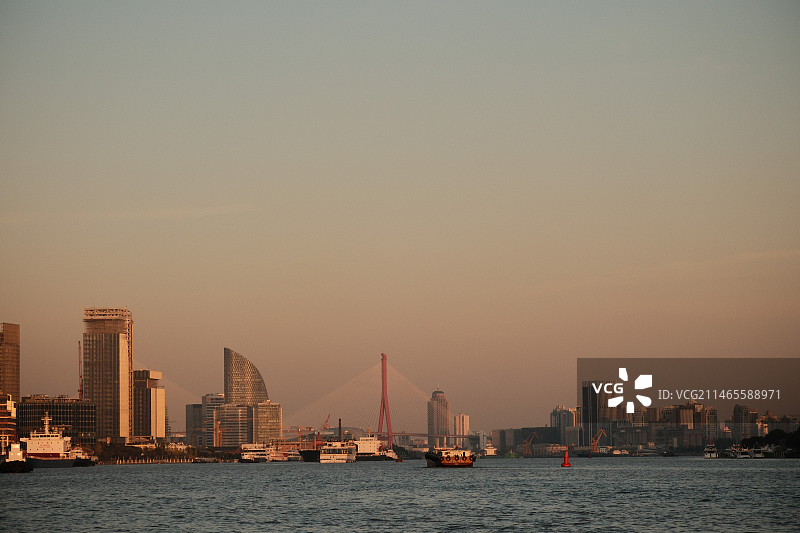 落日大桥图片素材