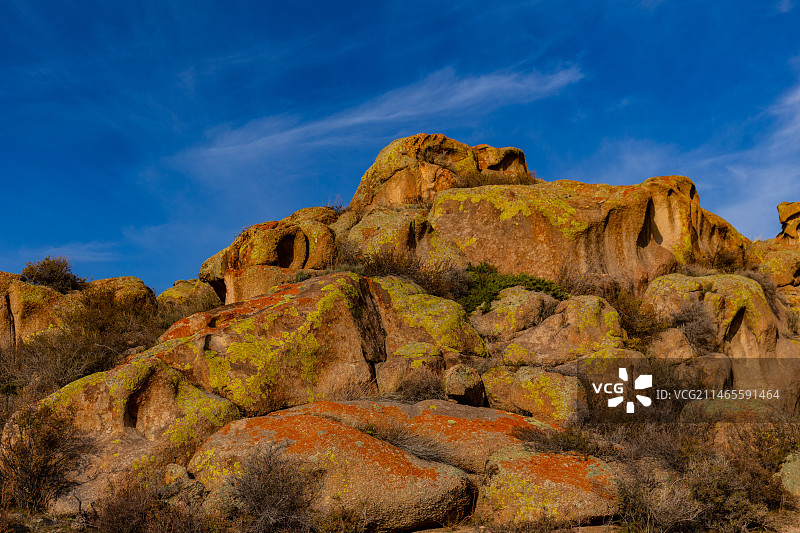 新疆博州怪石峪花岗斑岩怪石群落图片素材