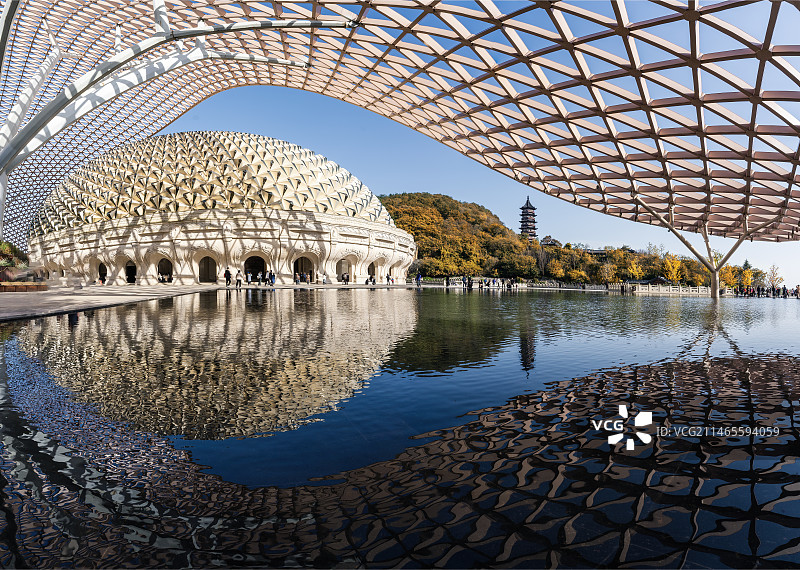 江苏南京牛首山晴天风光图片素材
