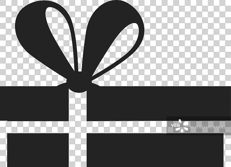 光明节礼物剪影图片素材