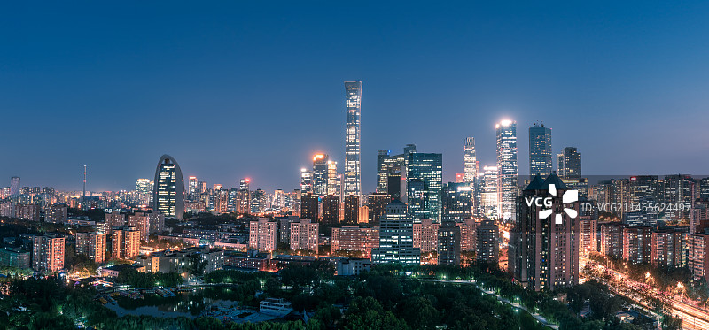 CBD夜色图片素材