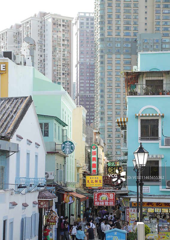 澳门官也街图片素材