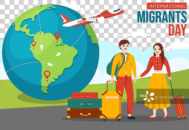 12月18日国际移民日图片素材