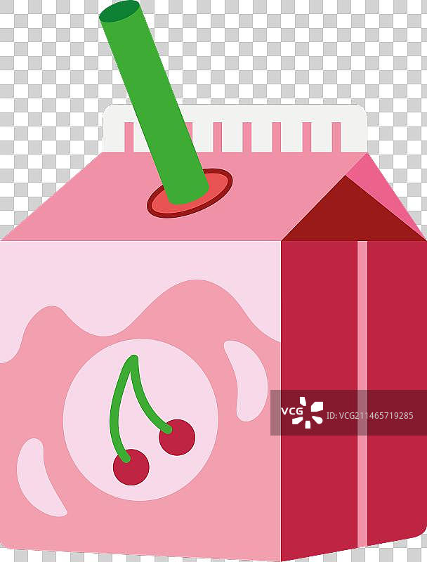 利乐包装盒樱桃汁图片素材