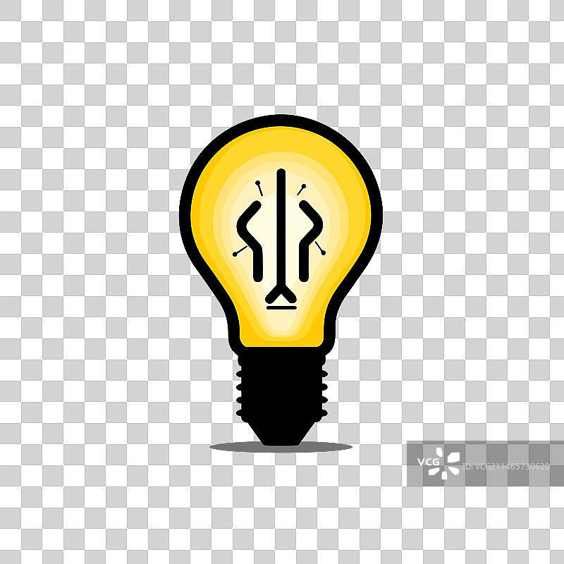 商业分析填充轮廓渐变Logo图片素材