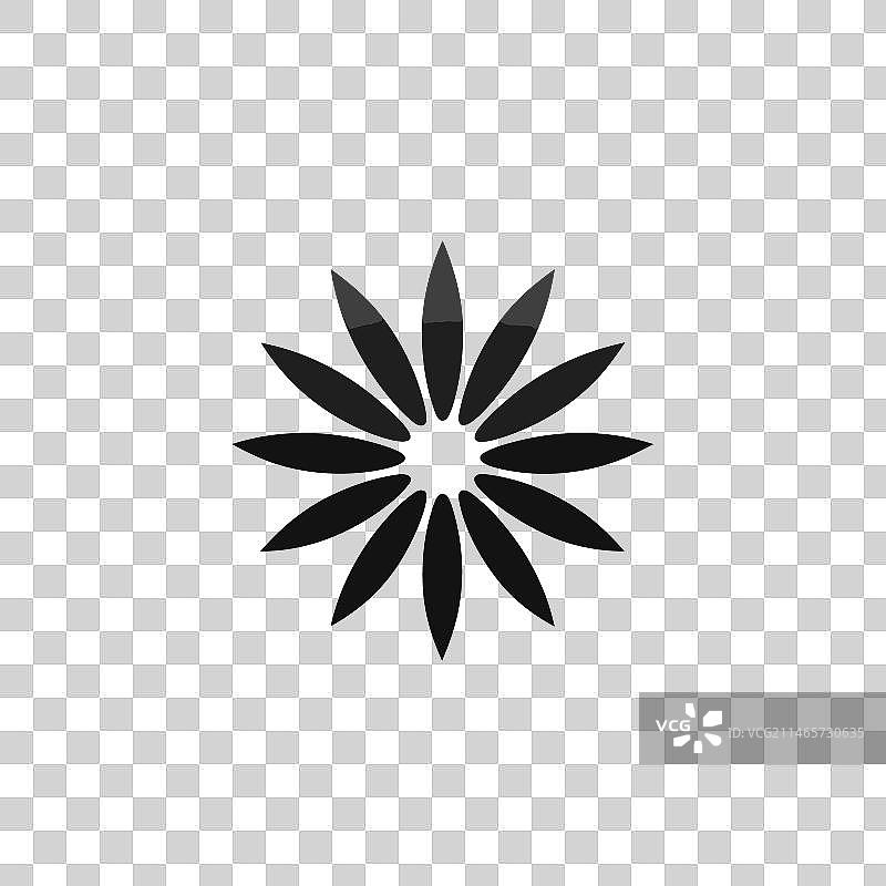 创新技术单色填充logo图片素材