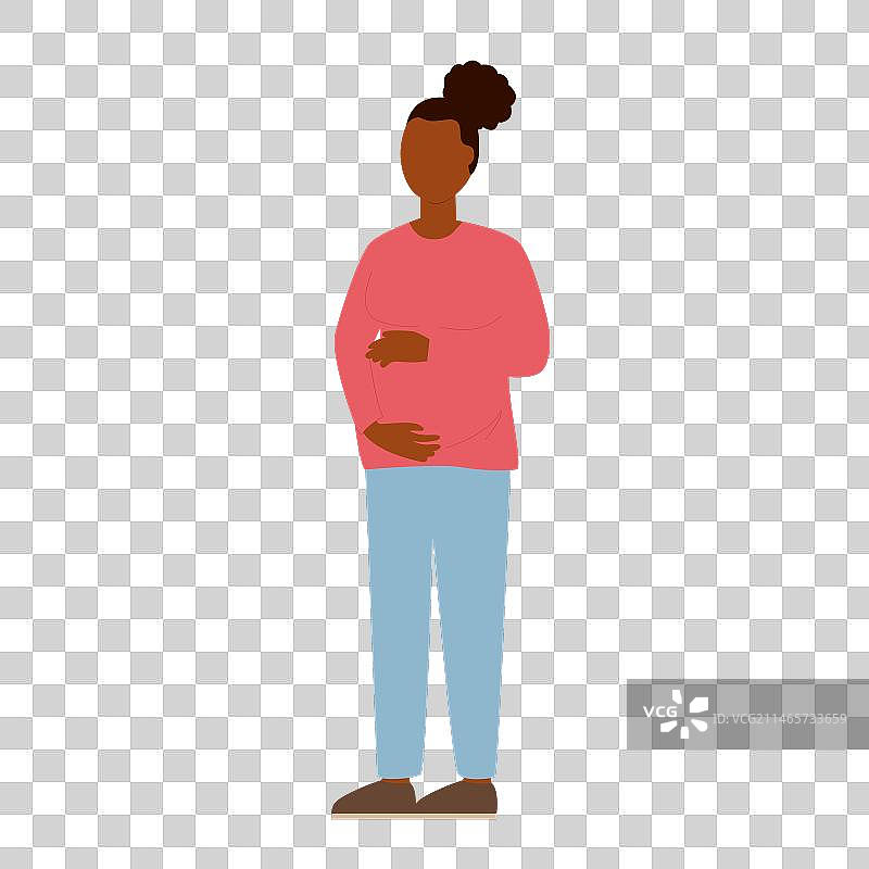 非裔美国孕妇图片图片素材