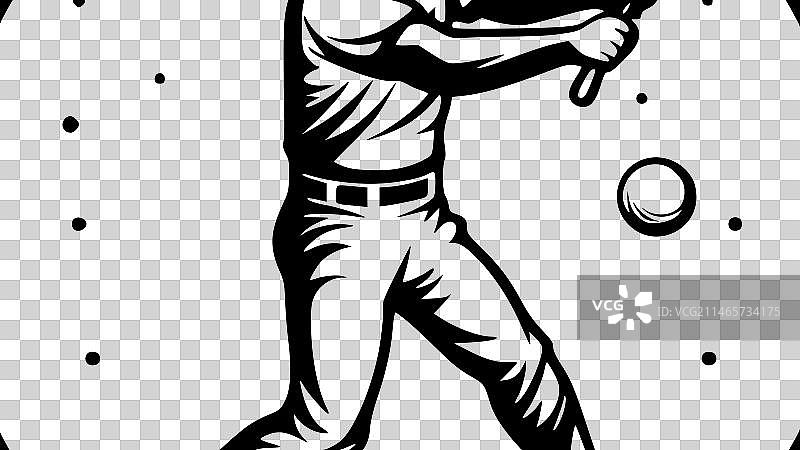 高品质棒球Logo设计（T恤适用）图片素材