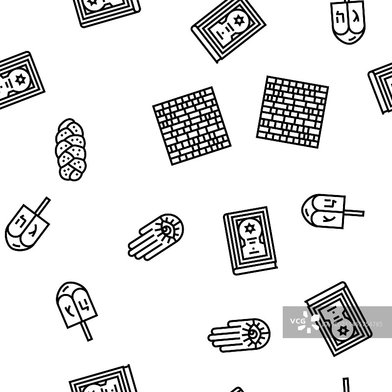 犹太教《妥拉》经卷图案图片素材