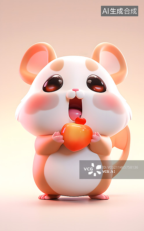 【AI数字艺术】仓鼠3D壁纸图片素材