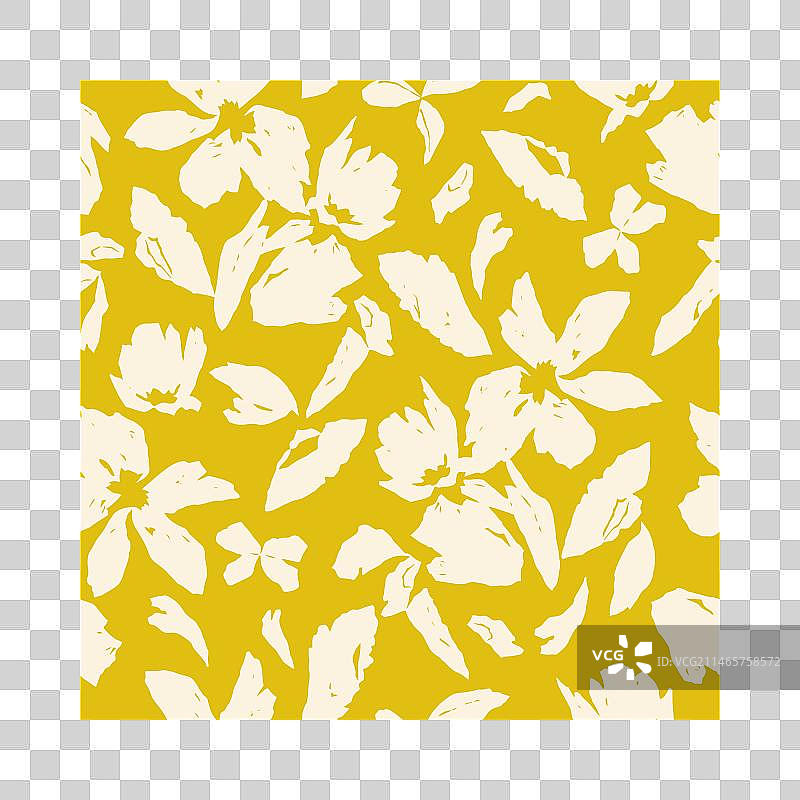 画笔花朵无缝重复图案图片素材