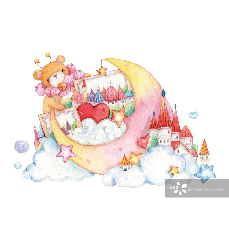 卡通家庭卡通插图图片素材