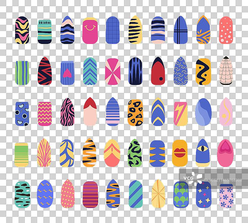 美甲装饰图案图片素材