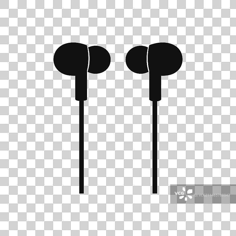 音频配件有线耳机图标图片素材