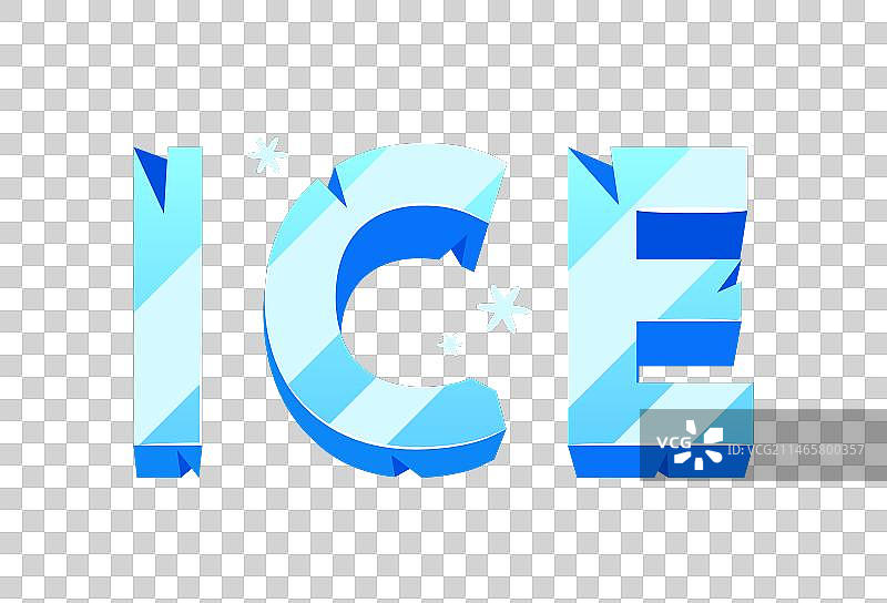 冰雕文字图片素材