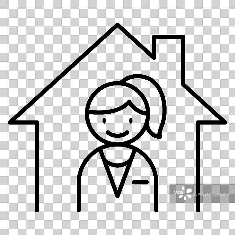 在家办公图标图片素材