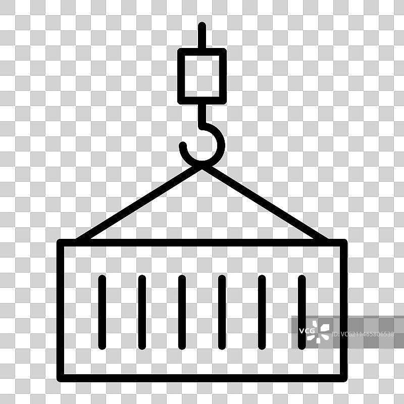 集装箱图标图片素材