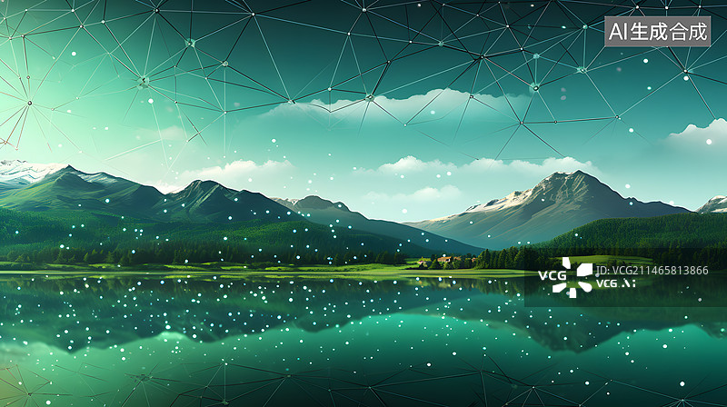 【AI数字艺术】生成式AI建筑背景图片素材