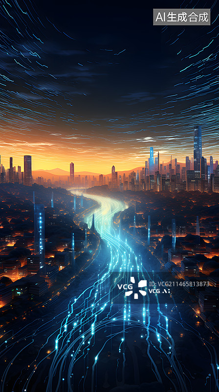 【AI数字艺术】生成式AI建筑背景图片素材