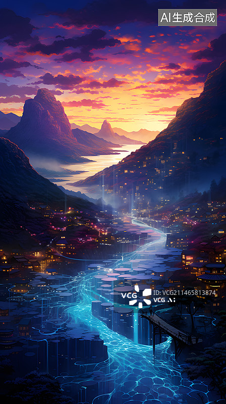 【AI数字艺术】生成式AI建筑背景图片素材