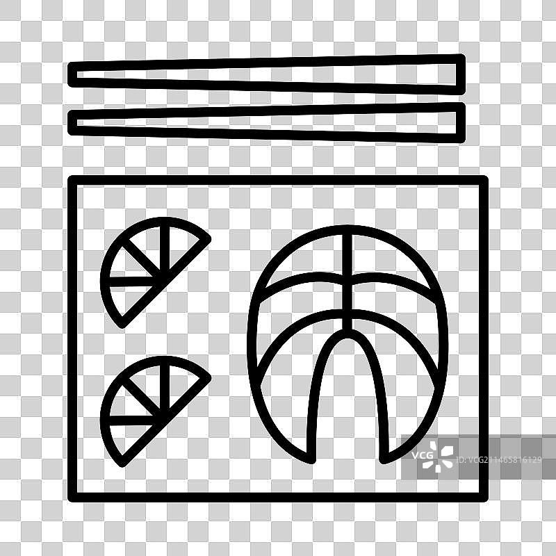 三文鱼排图标图片素材