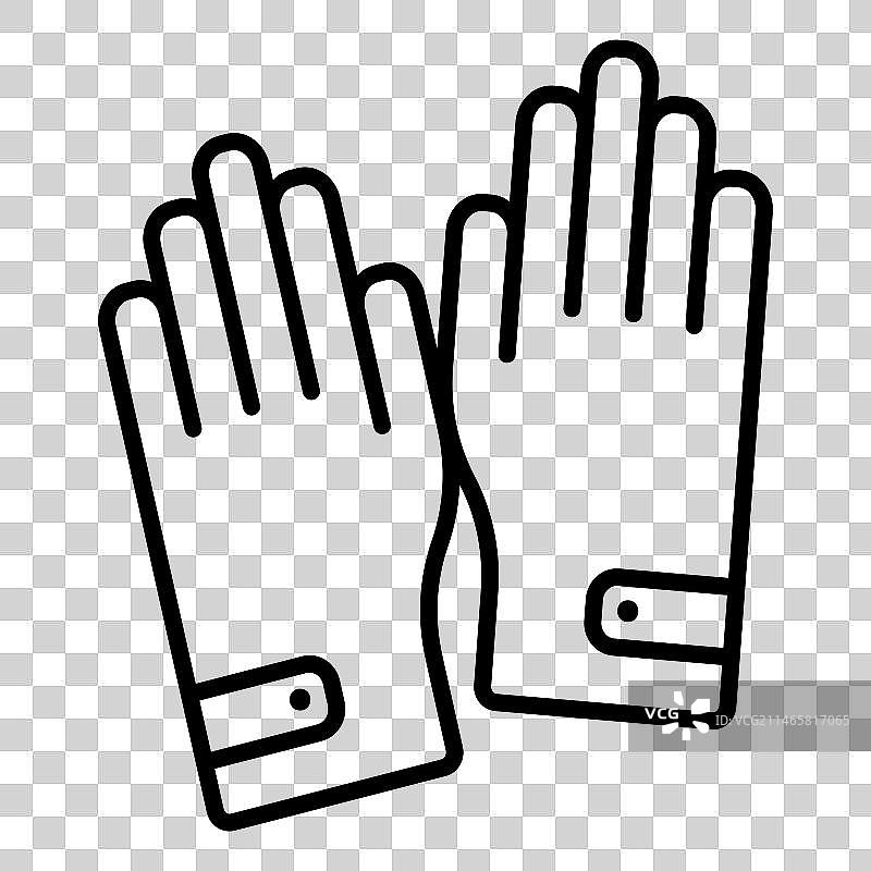 园艺手套图标图片素材